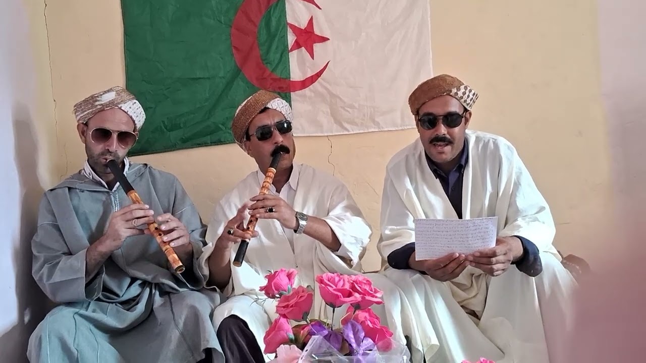 🇩🇿GASBA ALGERIEN 🇩🇿 الشيخ عبدالناصر الفيالاري  فب قصيدة وطنية عن الجزائر 🇩🇿