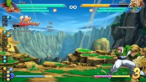 DBFZ - Piccolo midscreen optimal combo