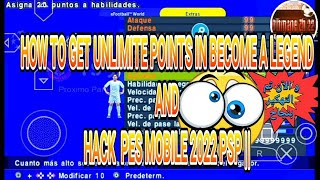 كيف تحصل على نقاط غير محدودة ل BECOME A LEGEND و تهكير || PES MOBILE 2022 PSP screenshot 4