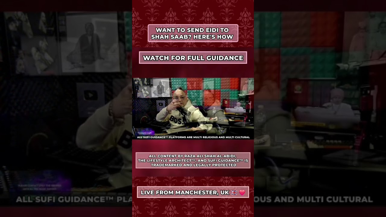 Here’s How To Send Eidi To Raza Ali Shah Al-Abidi | Eid Mubarak To All | #manifest #podcast