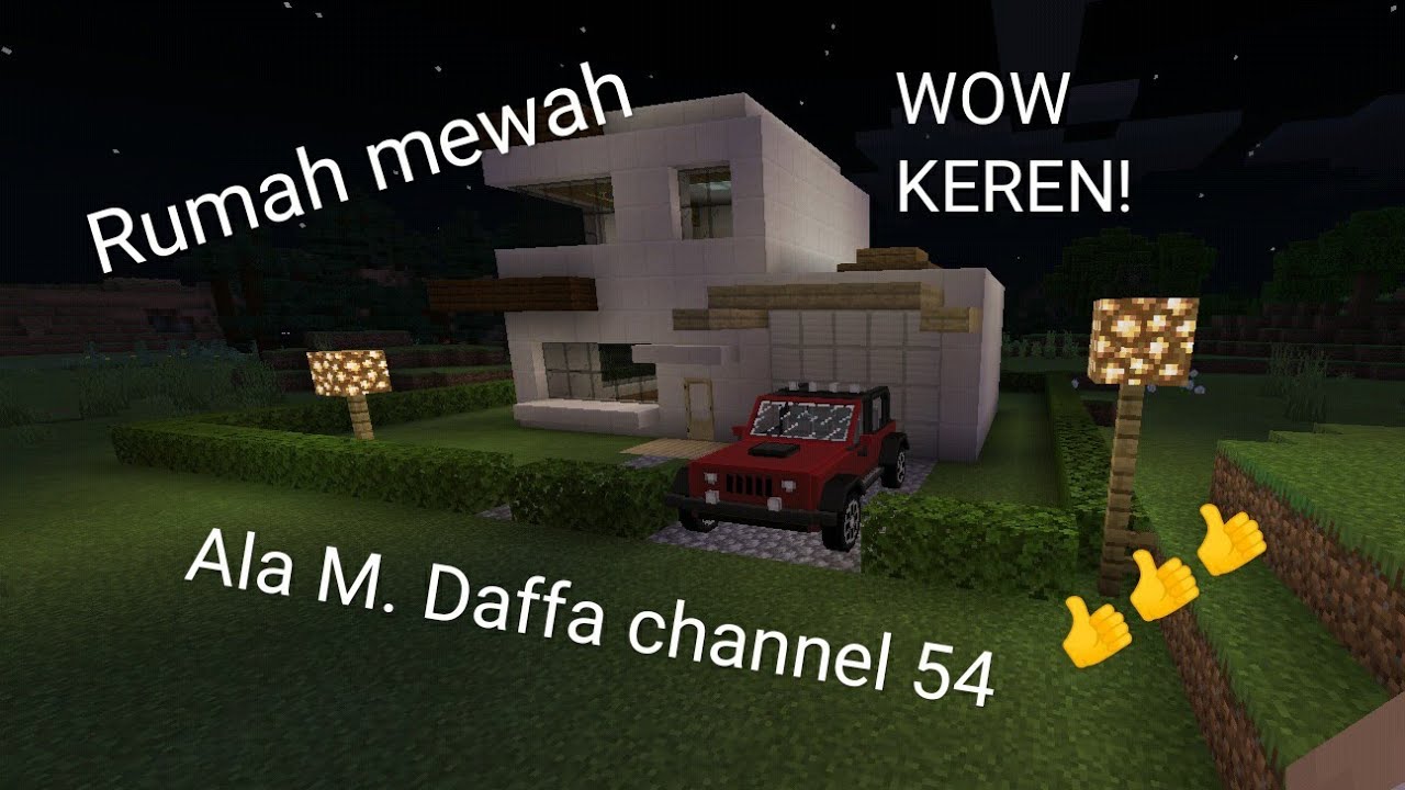 Rumah mewah ala saya Di minecraft beta YouTube