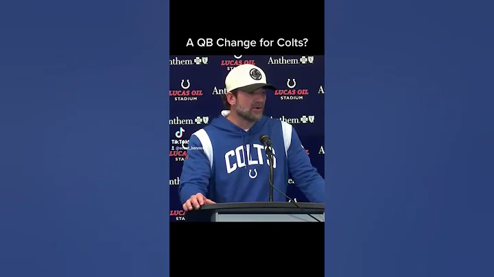 Did Jeff Saturday consider a QB change from Nick Foles to Sam Ehlinger? #Colts #indianapoliscol...