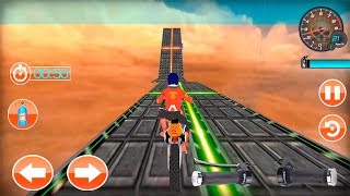 Moto Bike Sky Tracks Rider 3d Bike Stunt Games screenshot 2