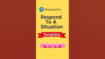 Respond to a situation #newtemplate  #pte #ptetips