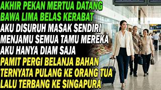 Ibu mertua suruh aku masak untuk 15 tamu, tapi aku malah ajak orang tuaku liburan ke Singapura.