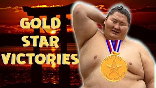 Ichinojo Takashi's Gold Star Victories - All Kinboshi Bouts