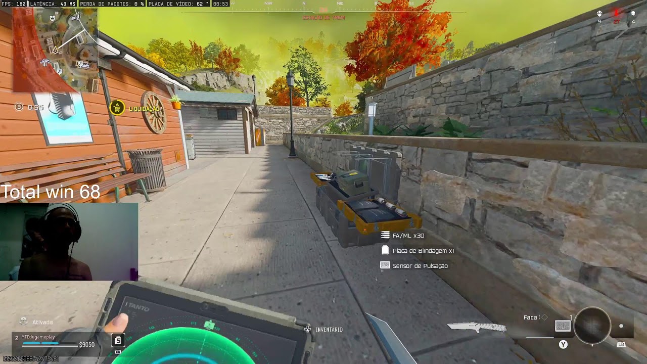 desempenho do ryzen 5 5500 rx 6600 no warzone