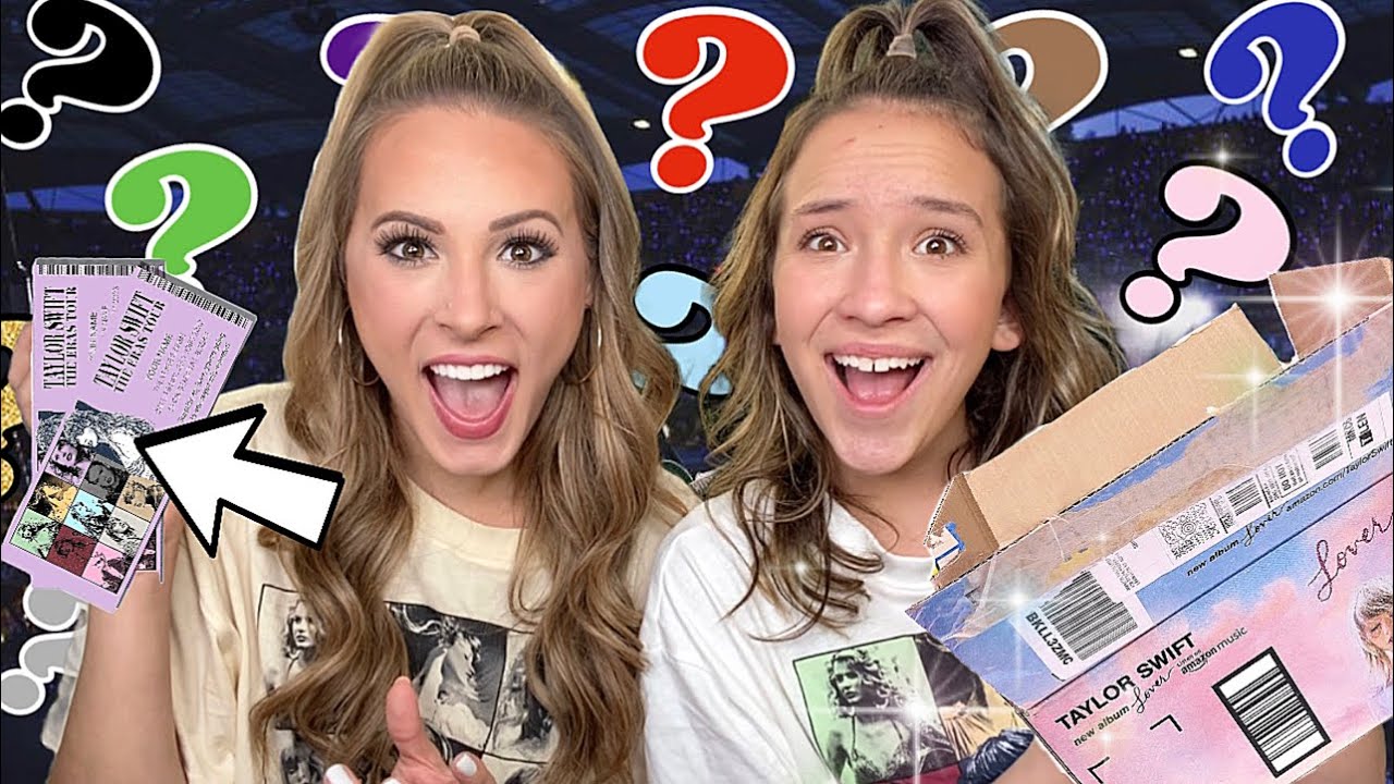 WE ORDERED DELUX TAYLOR SWIFT MYSTERY BOXES & YOU WON’T BELIEVE WHAT WAS INSIDE 😱🎁✨