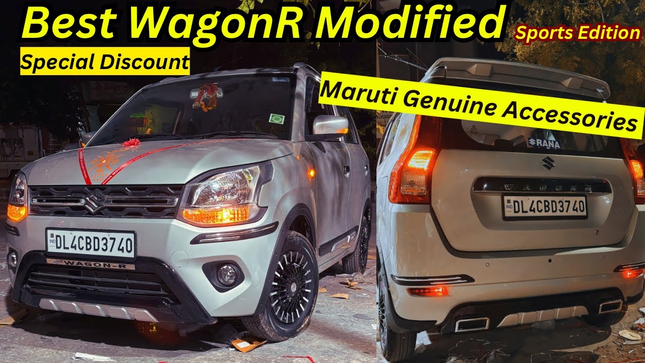 2024 Best WagonR Modification | CNG Wagonr modified Android,Damping ...