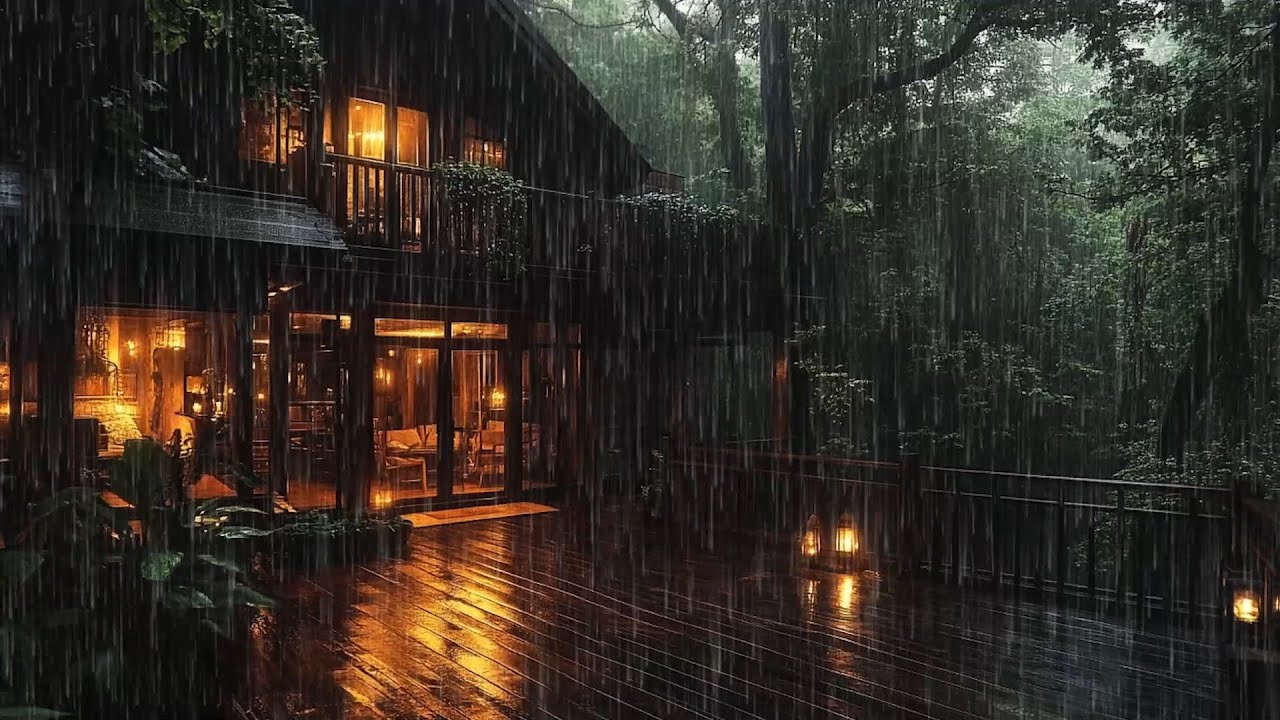 Soft Rain in the Forest 🌲 | Calm Your Mind and Sleep Through the Night