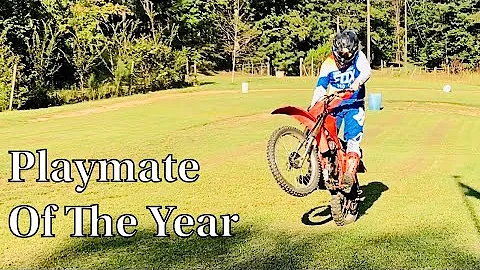 Riding the 1983 Xr200! Playmate Of The Year!