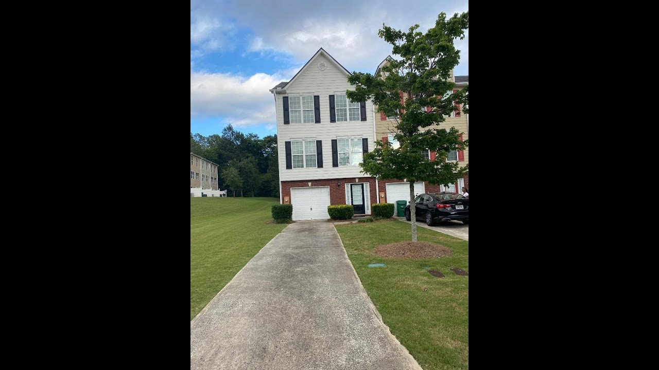 Atlanta Real Estate 3 Level rental townhouse in Lithonia, Ga. YouTube