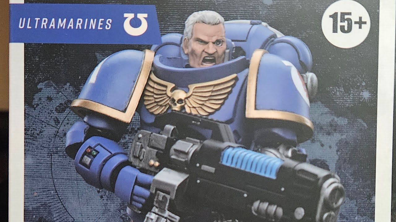 Joy Toy Warhammer 40K 1/18 Ultramarines Hellblasters Sergeant Ulaxes QUALITY CONTROL ISSUE & repairs