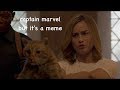 captain marvel but it's a meme