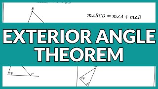 Famous Exterior Angle Theorem Lesson for High School Geometry Profile