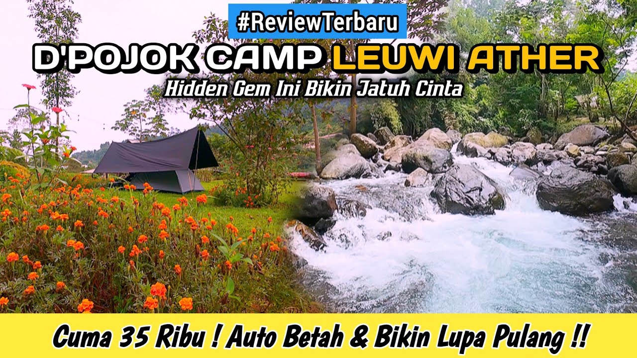 BARU‼️Camping di D'Pojok Camp Leuwi Ather Puncak | Hidden Gem Baru Yang Bikin Betah & Lupa Pulang