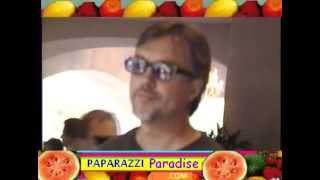 SHAUN CASSIDY meets fans outside hotel