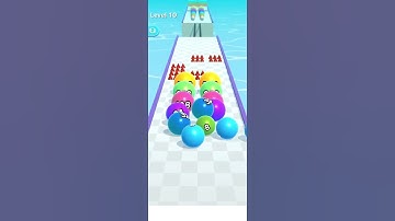 Ball Run 2048 - Gameplay - All Levels Android,iOS (Levels 10) #shorts