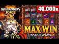 **WORLD's FIRST** 45,000x on WAYLANDERS FORGE (HIS BIGGEST NEAR MAX-WIN OF THE MONTH..)