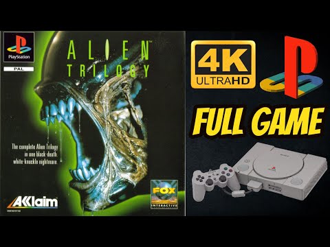 Alien Trilogy | PS1 | 4K60ᶠᵖˢ UHD🔴 | Longplay Walkthrough Playthrough Full Movie Game