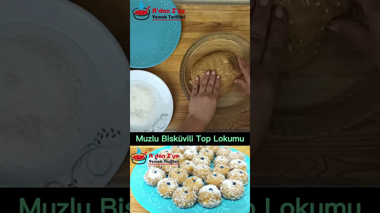 Muzlu Bisküvili Top Lokumu #yemektarifi #yemektarifivideoları #short #shorts #keşfet