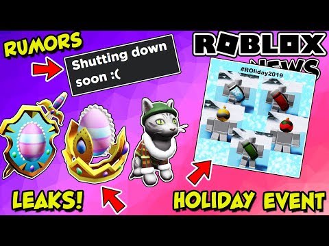 Roblox News Roliday 2019 Holiday Event Easter Items Update Egg Hunt 2020 Shutting Down Rumor Youtube - new roblox event welcome to stoogeville roblox news