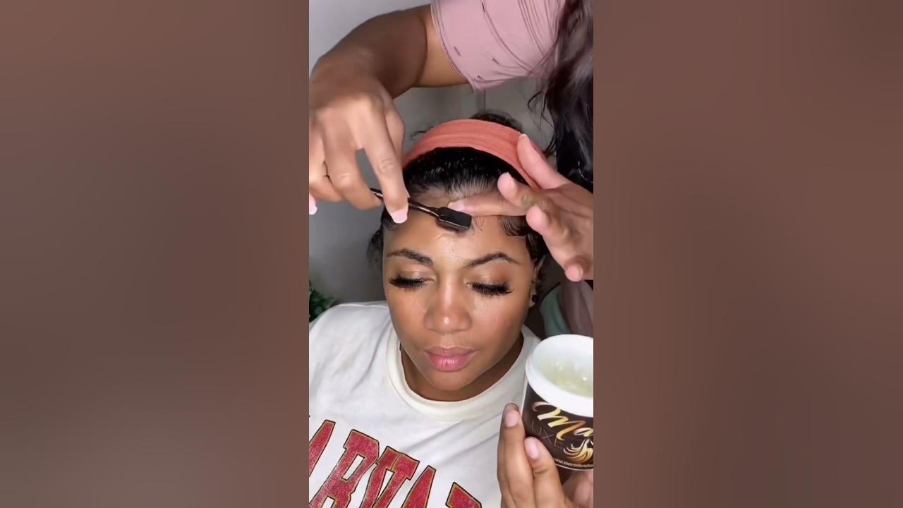 Best Edge control #babyhairs #babyhairtutorial #edgecontrol #maraeluxehair
