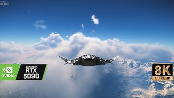 [8K90FPS] Star Citizen 4.0 on RTX 5090 - DLSS4 MAX graphics settings with reshade looks insane