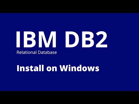 Video: Bagaimana cara memulai database db2 di Windows?