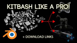 How to kitbash like a pro in Blender!