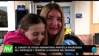 21/03/2022 El convoy que salió el miércoles de la UCAM hacia Ucrania regresó la mañana del domingo