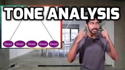 Tone Analysis - Fresh Machine Learning #3