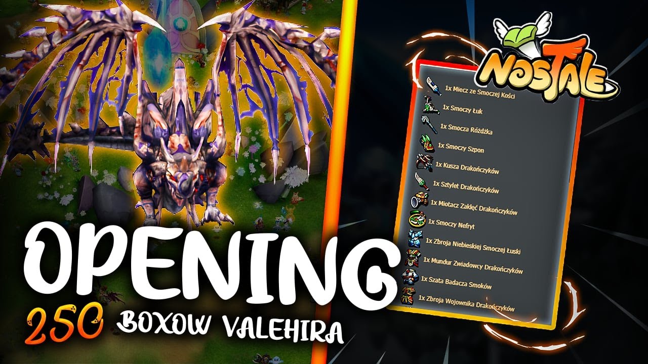 Opening 250 Boxów Valehira [NosTale]