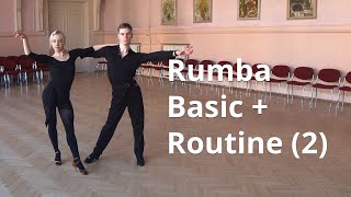 Rumba Basic + Choreography (2) | Alemana, Opening Out, Sliding Doors