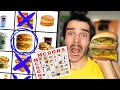 McDonalds BINGO Challenge! (Fast Food Challenge Game)