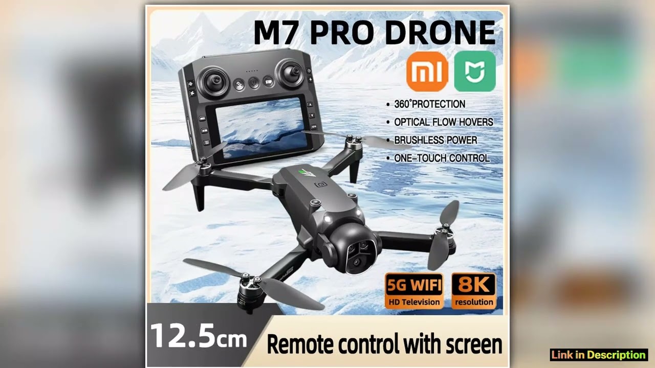 Xiaomi Mijia M7 Drone 4K Professional 8K HD Aerial Photography Drone 5G WIFI Brushless Power RC Fol