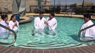 Baptisms 3-30-2014 Taylor Reed, Kayla Harkrider, Christopher Nelson, Fernie Reyes