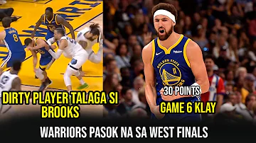 GAME 6 KLAY 30 Points | Warriors Pasok na sa West Finals