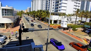 Live HD Webcam: South Beach, Miami Beach.