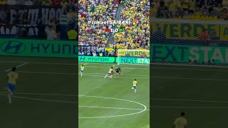 Ismael #Saibari chips over #Alisson to give #morocco the early lead against #Brazil! 🇲🇦