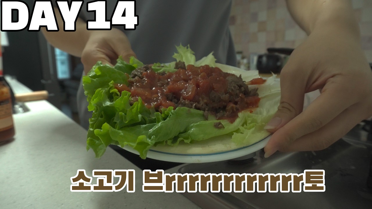 다이어트vlogㅣ소고기 브rrrrr ㅣ beef burrito