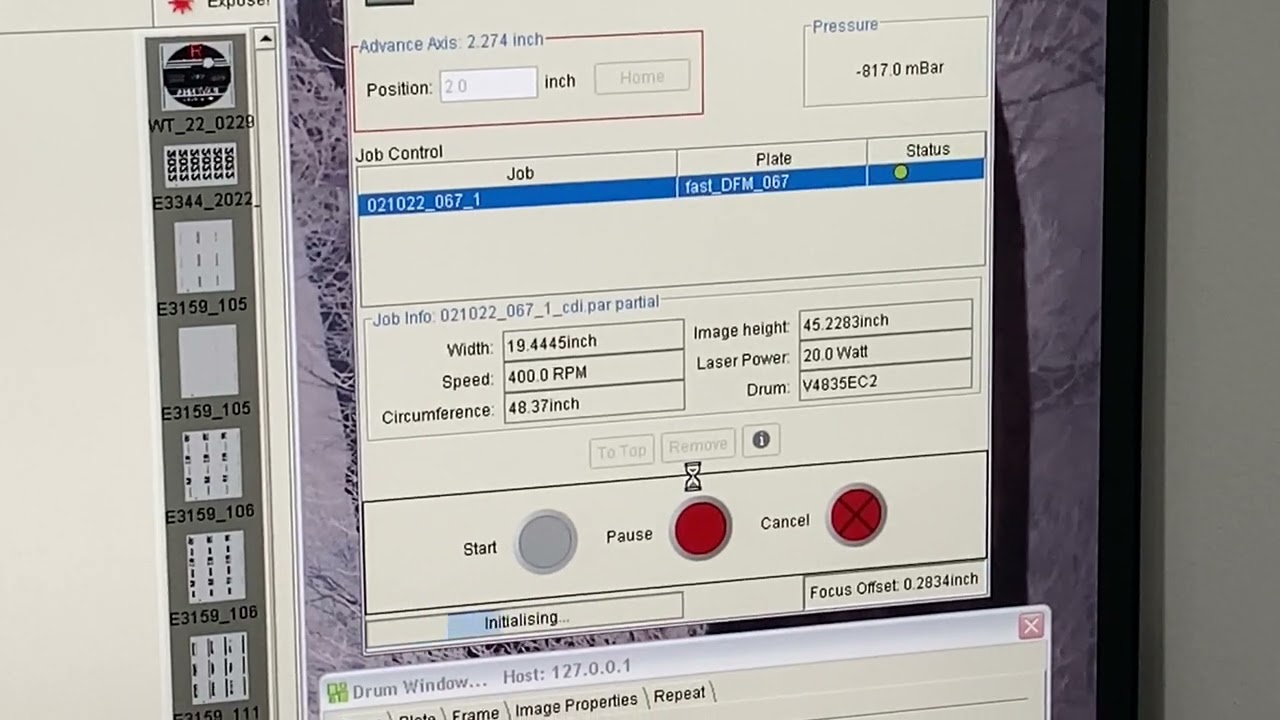 For sale. DEB, LLC. Esko Spark XT 4835 CDI OV2