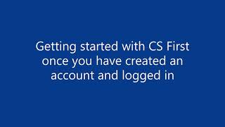 CS First step by step 1