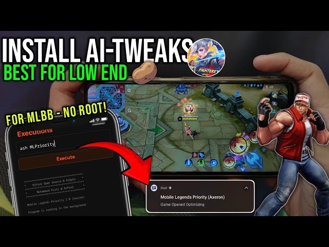 Install AI-Tweaks For Mobile Legends: Best For Low End Android Devices 🥔 NO ROOT class=