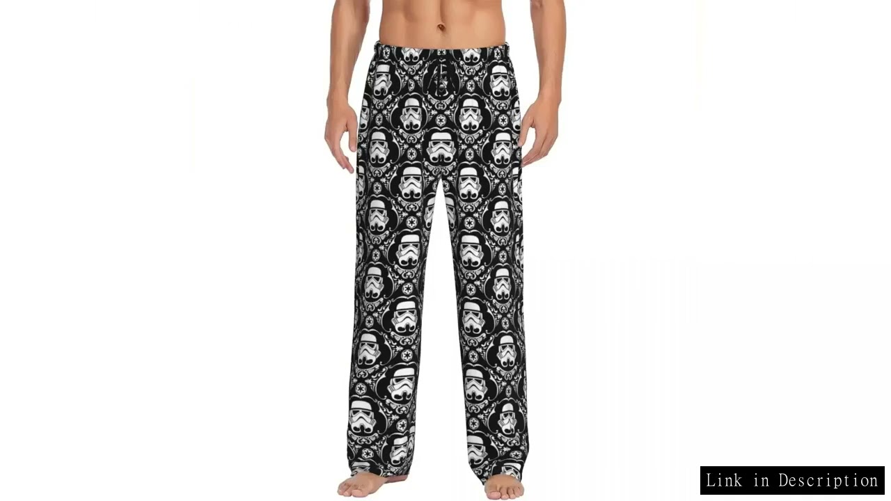 Custom M-Mandalorianed Pajama Pants Men Space Television Lounge Sleep Stretch Sleepwear Bottoms with