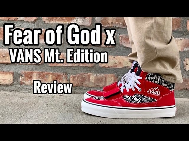 Fear of God x Vans Mountain Edition 