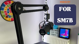 Geekria Microphone Boom Arm Compatible with Shure SM7B