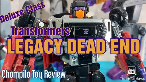 Transformers Legacy Deluxe Class Dead End Review 3/5 Stunticons Menasor Combiner