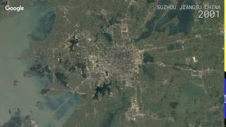Google Timelapse Suzhou Jiangsu China
