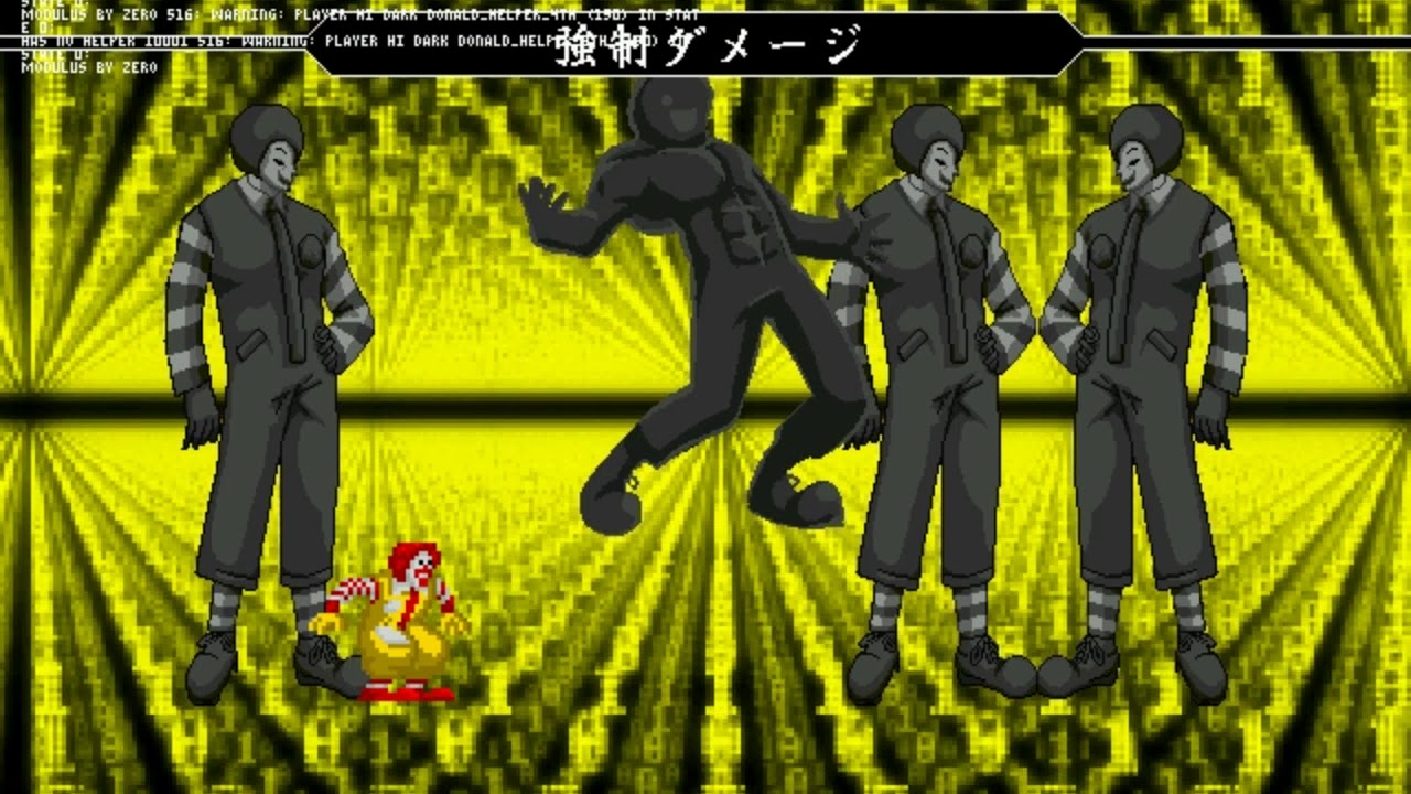 MUGEN: Ronald Dool & Hi Dark Donald V.S Infinity Zero (12p)